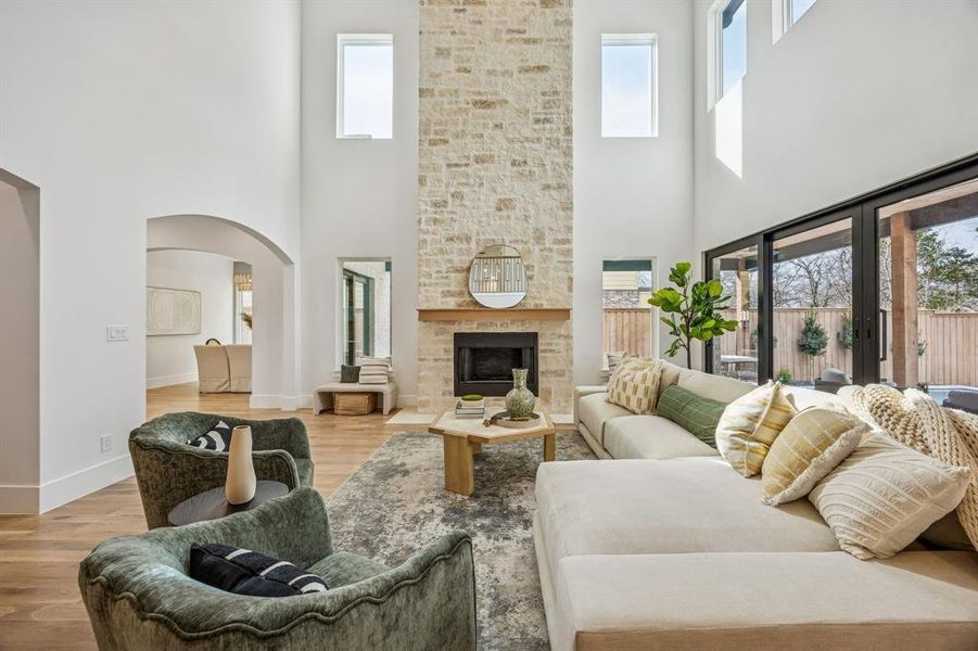 Furnished interior view inside a new home in , Dallas (Image 16).