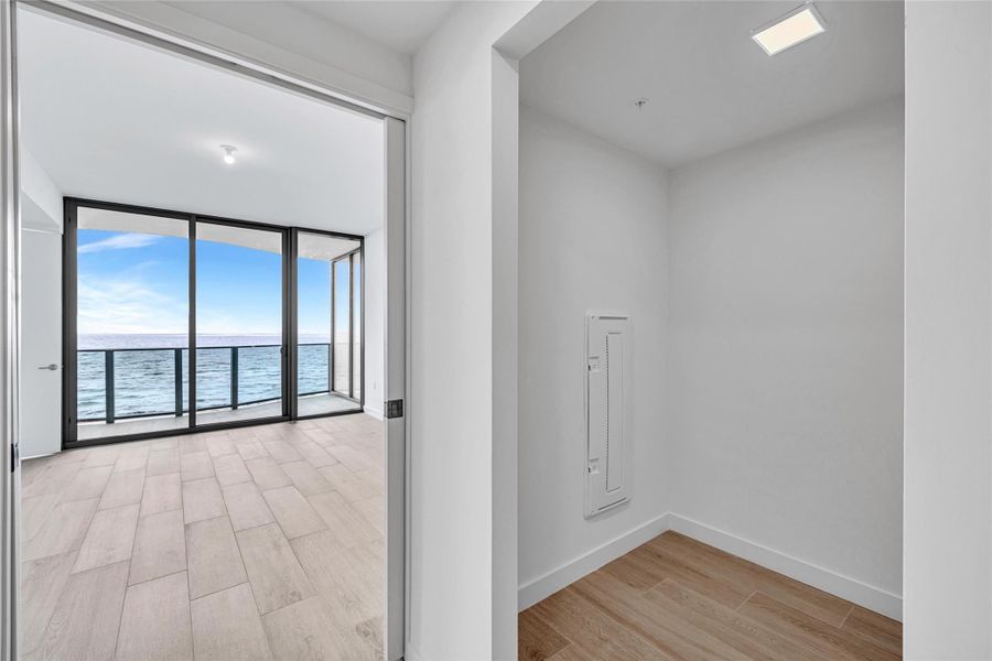 Primary with two walk-in closets and gorgeous bathroom