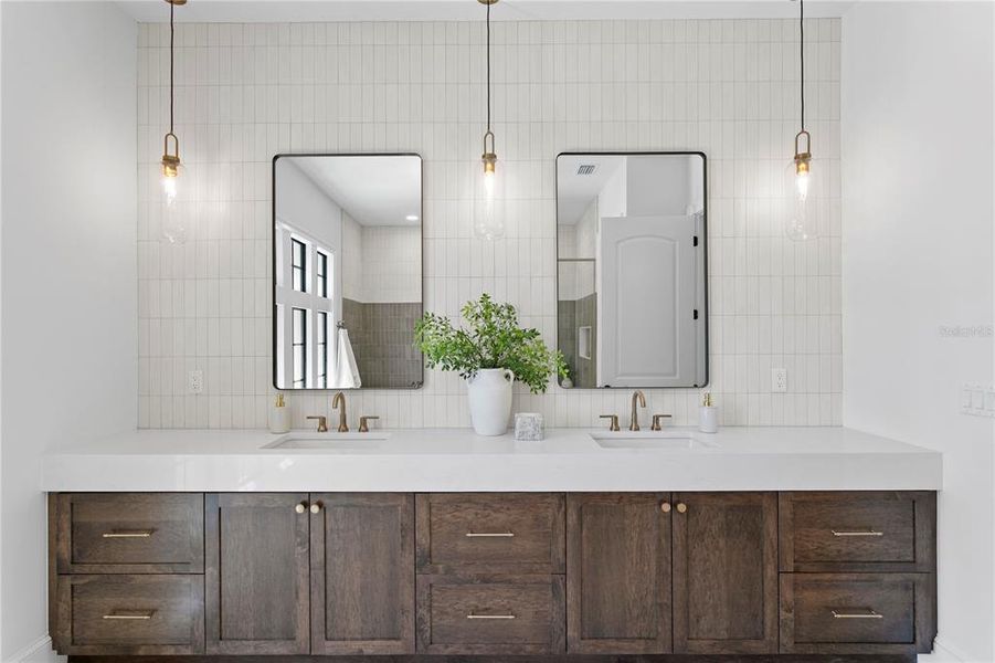 Furnished interior view inside a new home in , Tampa (Image 61).