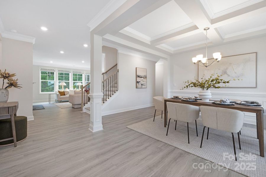 Furnished interior view inside a new home in Sylvan Creek, Denver (Image 29).