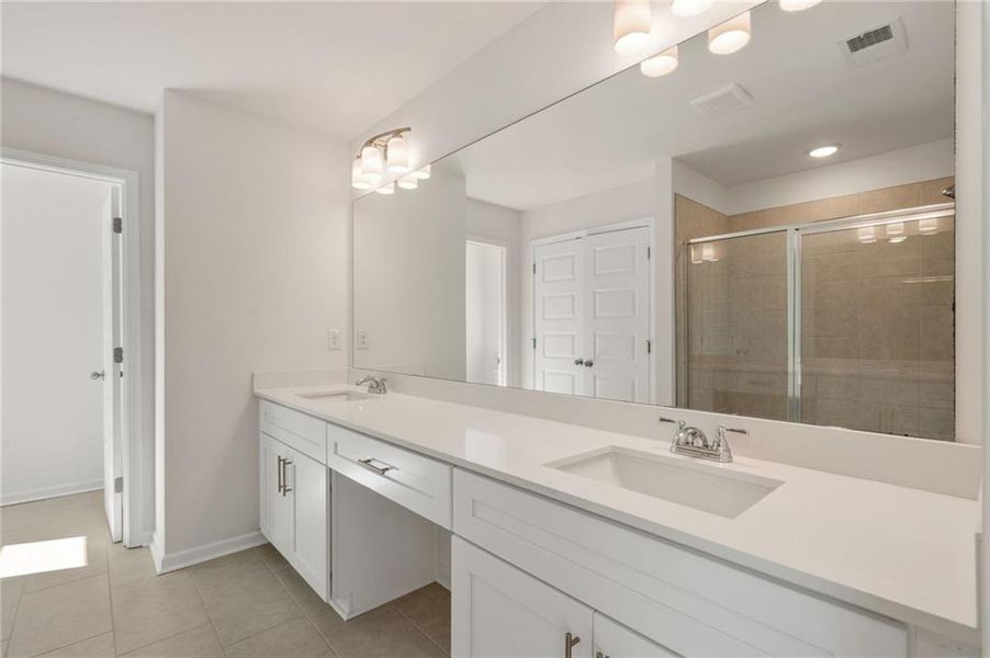 Furnished interior view inside a new home in The Brooke at Rivertown, South Fulton (Image 13).