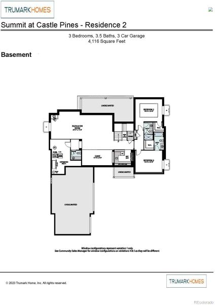 2D floor plan layout of this home in The Summit at Castle Pines, Castle Rock, CO (Image 2). 2D floor plan layout of this home in The Summit at Castle Pines, Castle Rock, CO (Image 2).