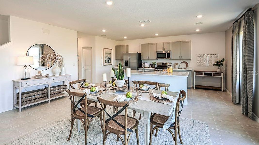 Furnished interior view inside a new home in Waterstone, Groveland (Image 14).
