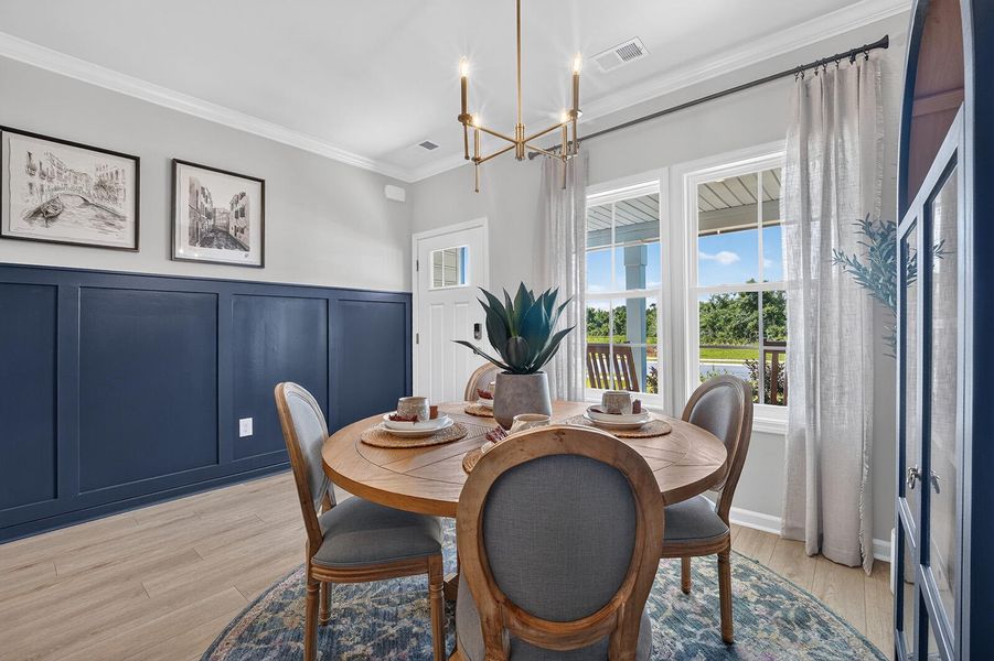 Furnished interior view inside a new home in , Summerville (Image 19).