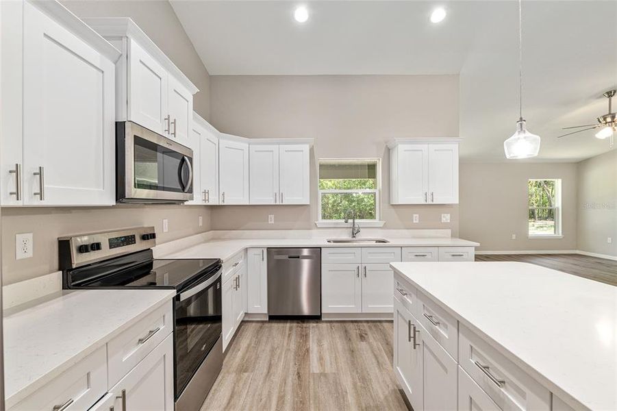 Furnished interior view inside a new home in , Dunnellon (Image 16).
