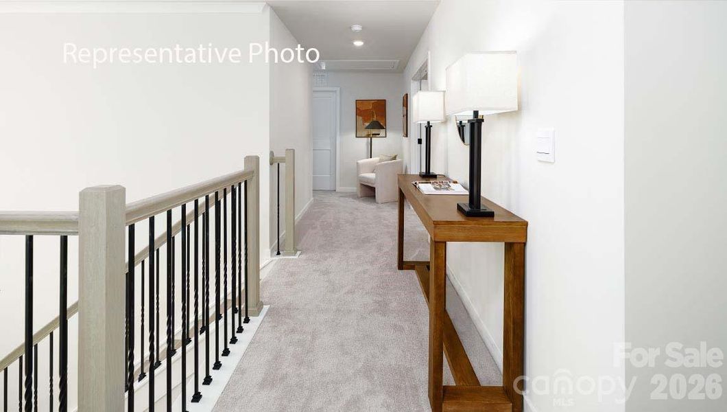 Furnished interior view inside a new home in Sylvan Creek, Denver (Image 32).