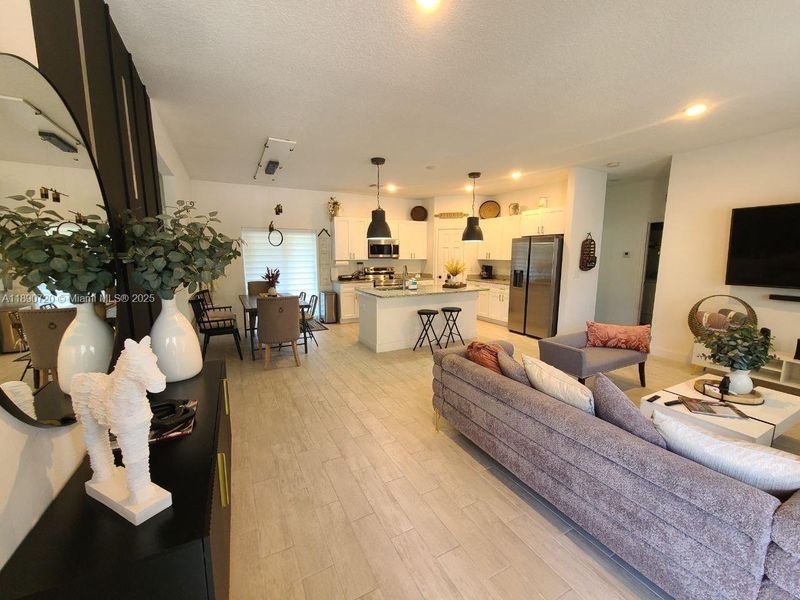 Furnished interior view inside a new home in , Ocala (Image 3). Furnished interior view inside a new home in , Ocala (Image 3).