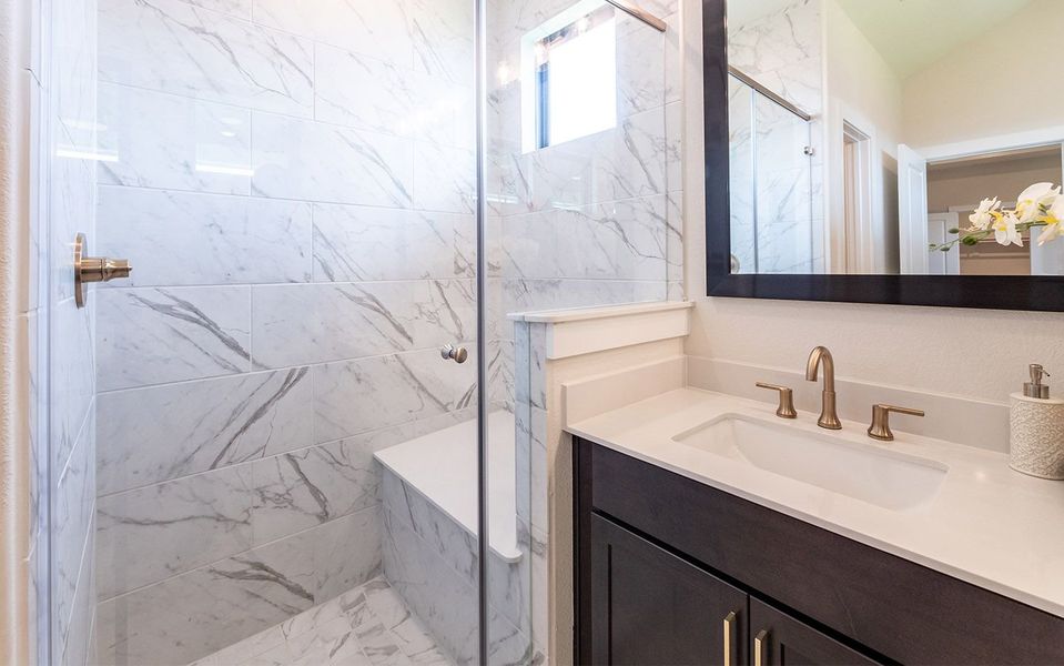 Furnished interior view inside a new home in Hickory Ridge, Elmendorf (Image 15).