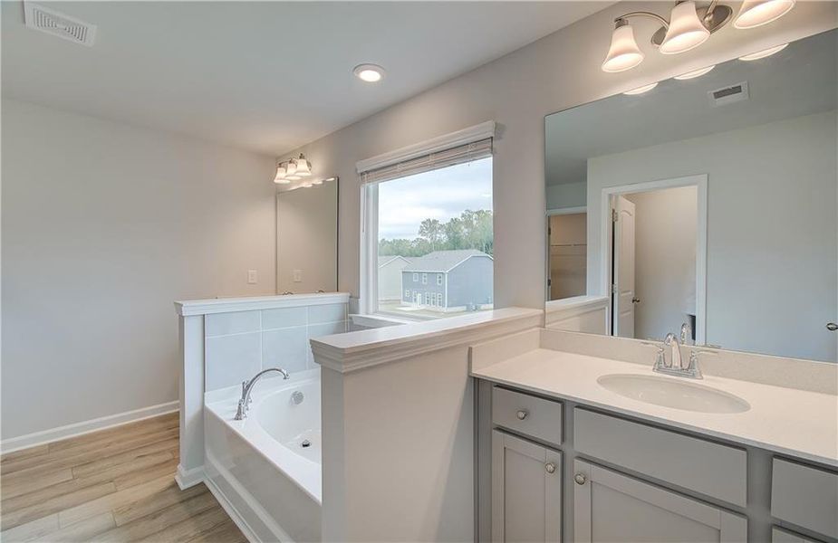 Furnished interior view inside a new home in Westminster, Covington (Image 6).