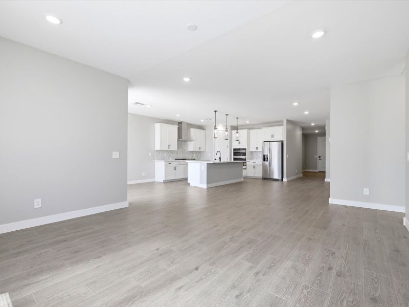 Spacious, unfurnished interior of a new home in White Tank Foothills Reserve Series, Waddell (Image 12). Spacious, unfurnished interior of a new home in White Tank Foothills Reserve Series, Waddell (Image 12).