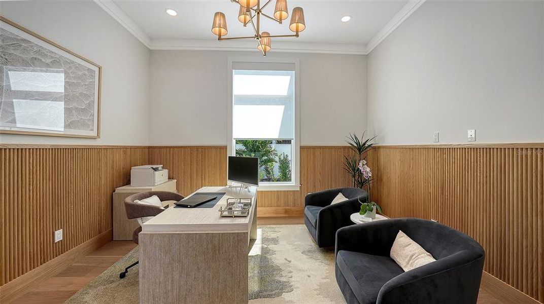 Furnished interior view inside a new home in , Sarasota (Image 41).