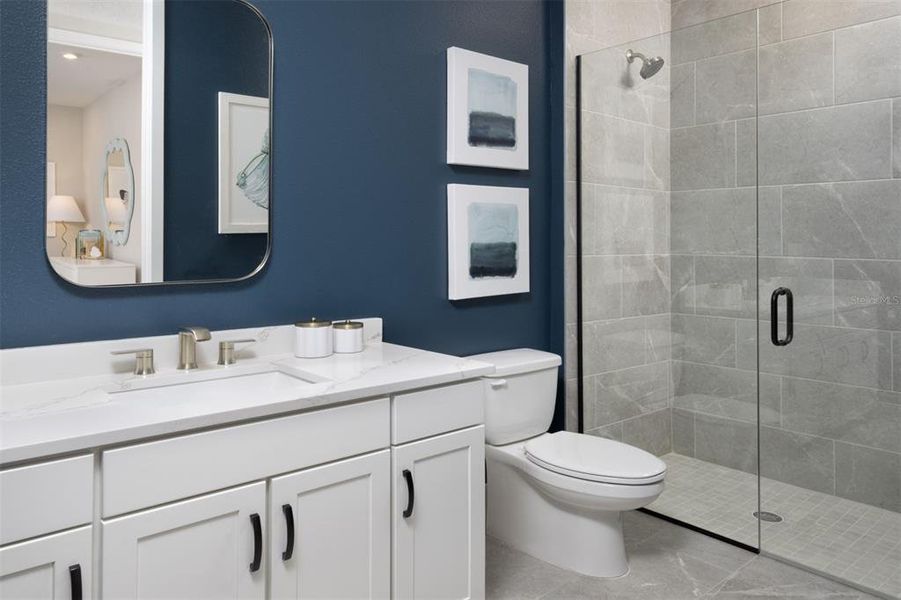 Model Secondary Bathroom Model Secondary Bathroom