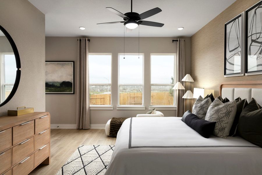 Representative furnished interior of a home built from the McKinney by Tri Pointe Homes in Lariat, Liberty Hill (Image 31).