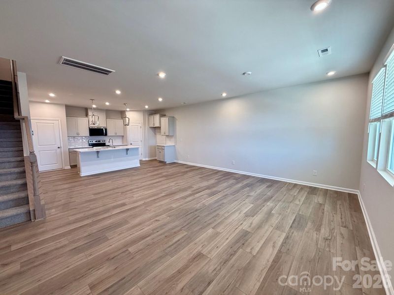 Downstairs living area
