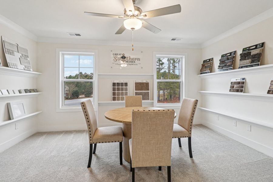 Representative furnished interior of a home built from the Southern Breeze by Great Southern Homes in Walker’s Trail, Lexington (Image 18). Representative furnished interior of a home built from the Southern Breeze by Great Southern Homes in Walker’s Trail, Lexington (Image 18).