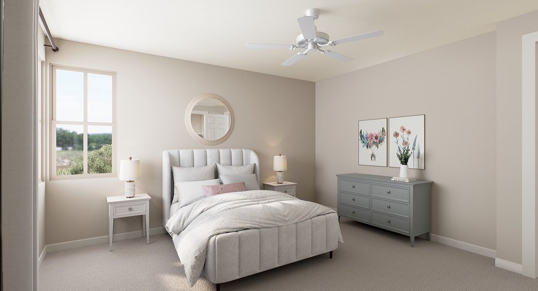 Representative furnished interior of a home built from the Ventana Plan 4507 by Tri Pointe Homes in Soleo, San Tan Valley (Image 32).