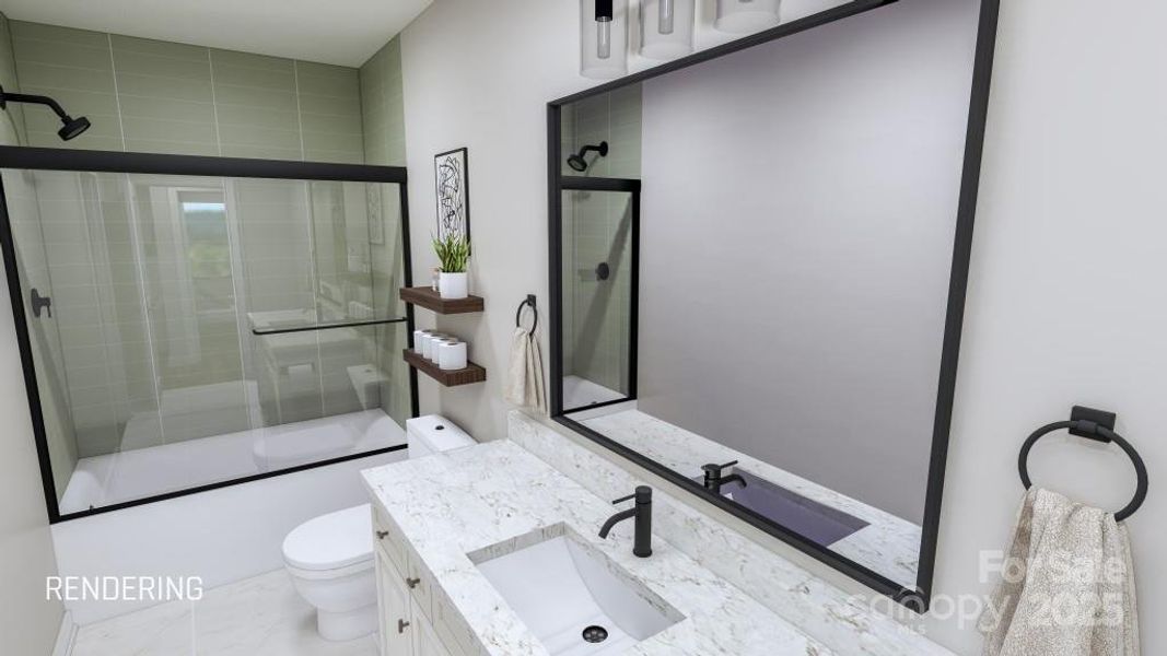 Lower bedroom 2 ensuite bath