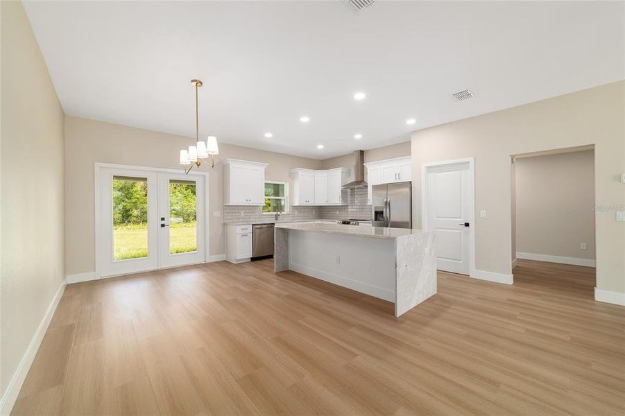 Furnished interior view inside a new home in , Dunnellon (Image 7).