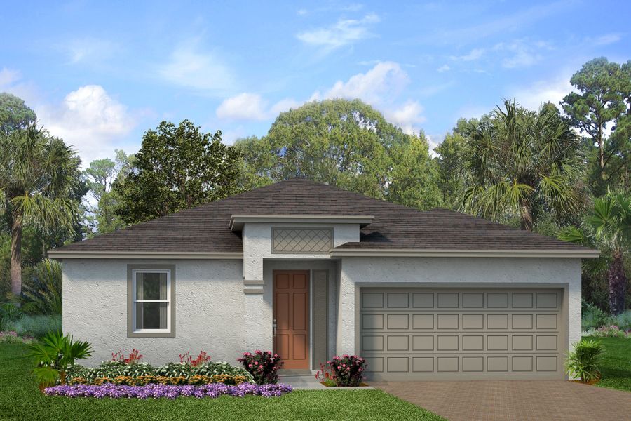 Representative exterior photo of a completed home built from the Excite by Park Square Residential in Tarpon Bay, Haines City, FL (Image 16). Representative exterior photo of a completed home built from the Excite by Park Square Residential in Tarpon Bay, Haines City, FL (Image 16).