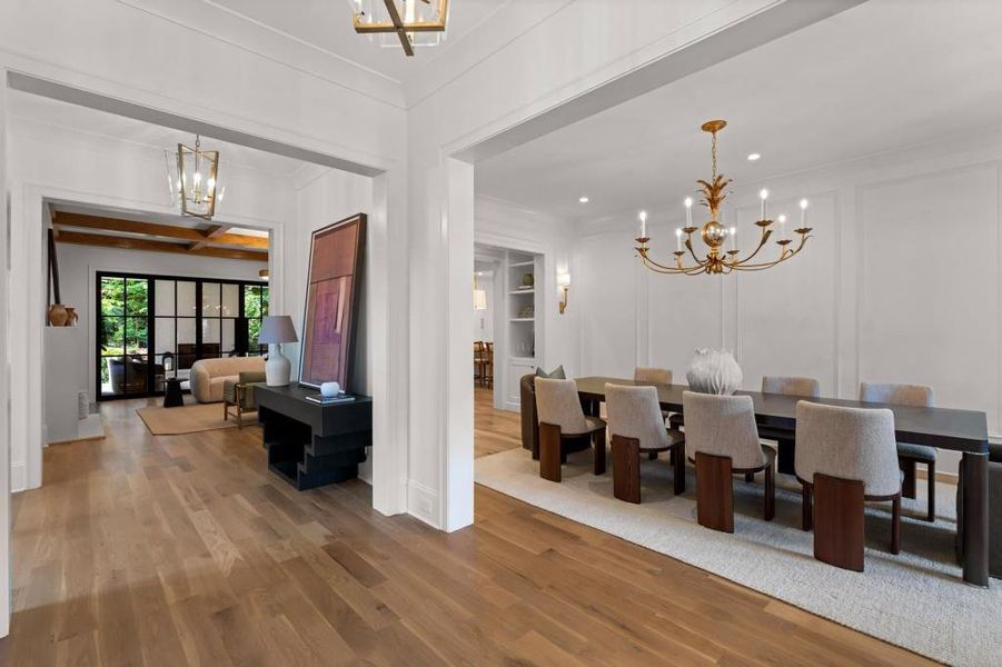 Furnished interior view inside a new home in , Sandy Springs (Image 7). Furnished interior view inside a new home in , Sandy Springs (Image 7).
