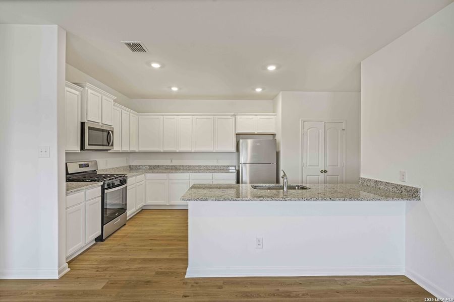 Furnished interior view inside a new home in , San Antonio (Image 4). Furnished interior view inside a new home in , San Antonio (Image 4).