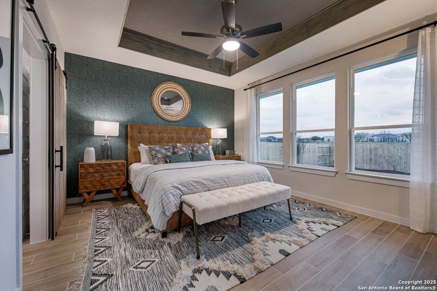 Furnished interior view inside a new home in Meyer Ranch, New Braunfels (Image 9). Furnished interior view inside a new home in Meyer Ranch, New Braunfels (Image 9).