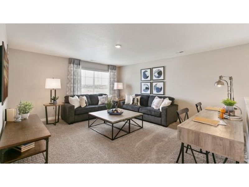 Furnished interior view inside a new home in Vista Meadows, Fort Lupton (Image 10).
