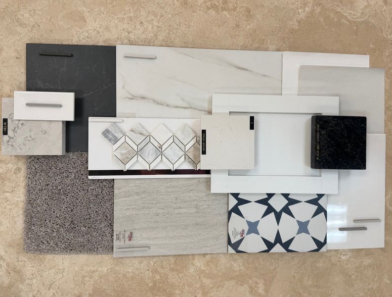 Sample of building materials used in homes in Cordova Crossing, Seguin (Image 3).