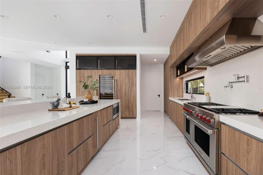 Furnished interior view inside a new home in , South Miami (Image 49).