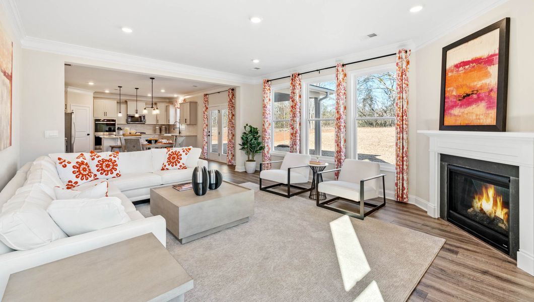 Furnished interior view inside a new home in Campbell Ridge, Piedmont (Image 18).