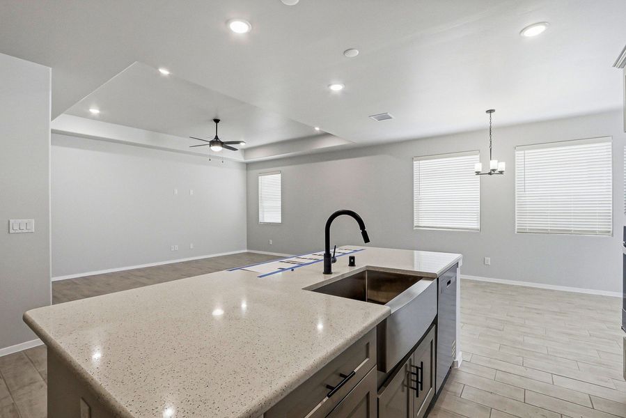 Furnished interior view inside a new home in Hillside Park, El Paso (Image 7).