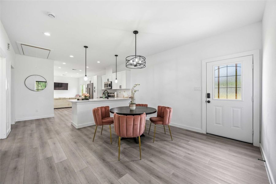 Furnished interior view inside a new home in , Houston (Image 16).