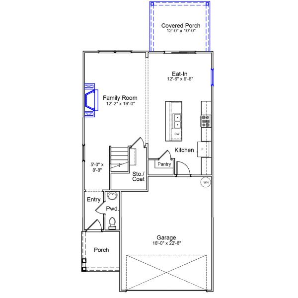 2D floor plan layout of this home in Ellington, Elgin, SC (Image 3).