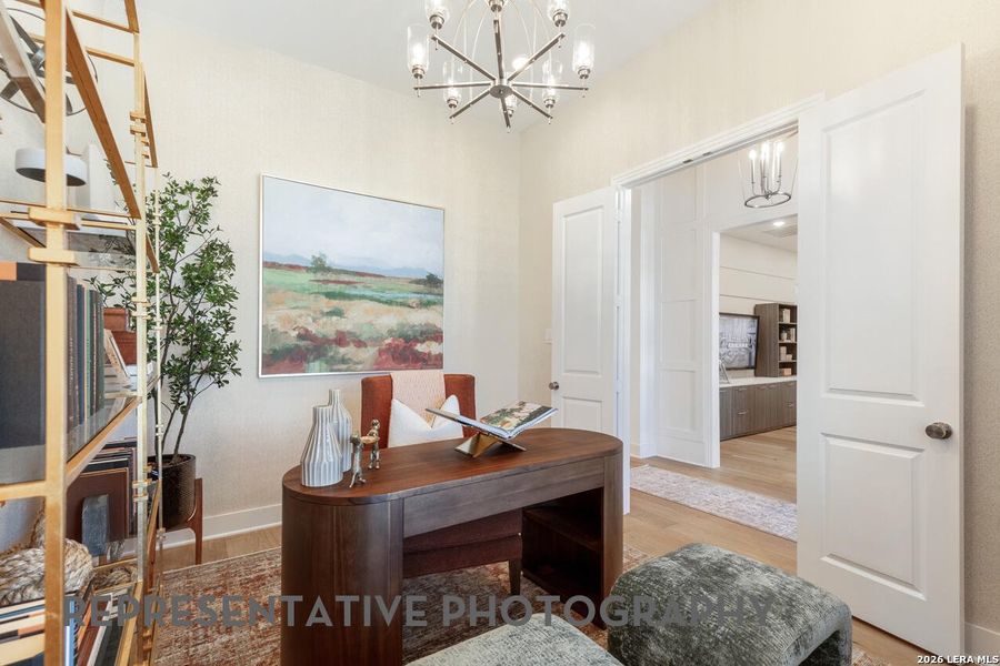Furnished interior view inside a new home in Davis Ranch, San Antonio (Image 6).