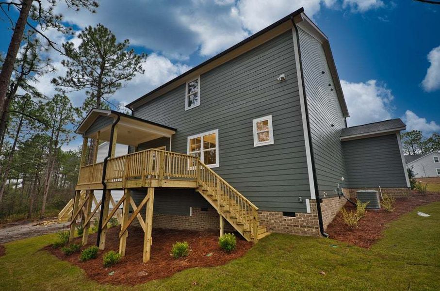 Covered Deck with Grill Patio Option