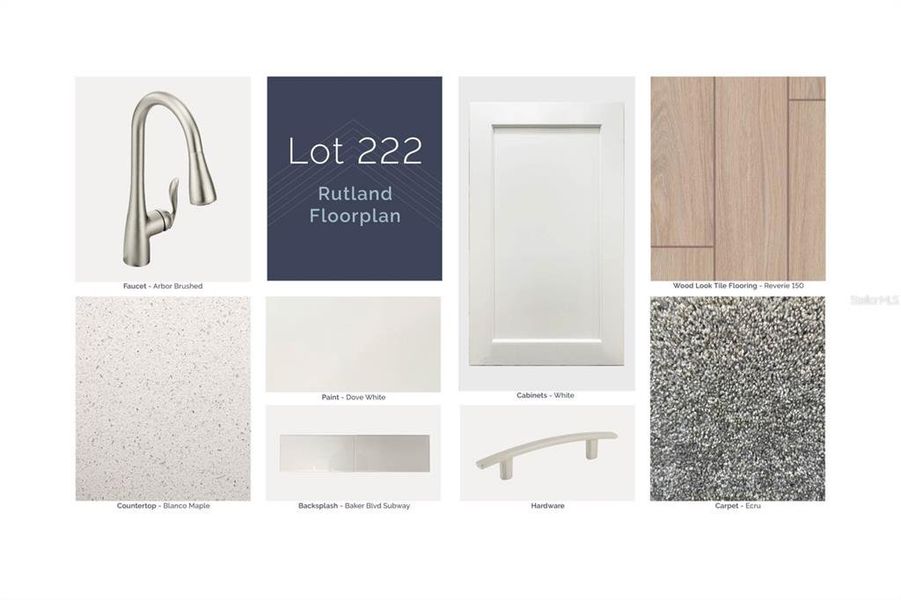Sample of building materials used in homes in Emerson Pointe, Apopka (Image 4).