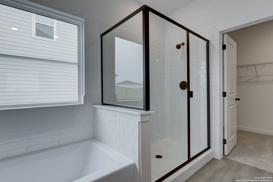 Furnished interior view inside a new home in The Heights at Saddlebrook Ranch 60's, Schertz (Image 12).