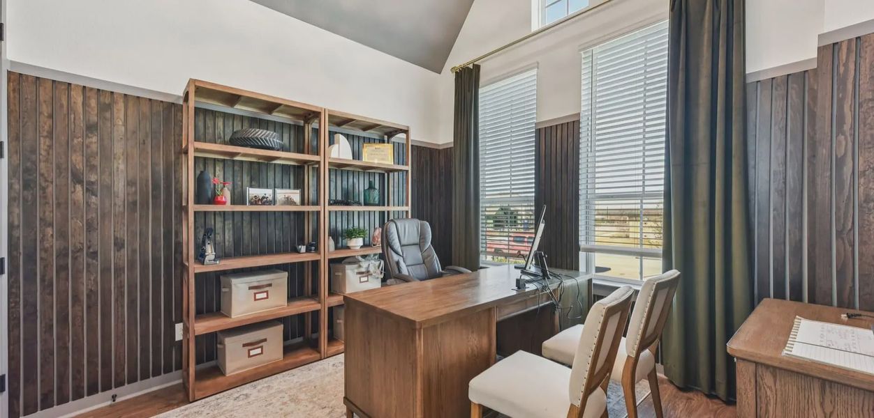 Representative furnished interior of a home built from the Silas by Chesmar Homes in The Grove at Blackhawk, Pflugerville (Image 6).