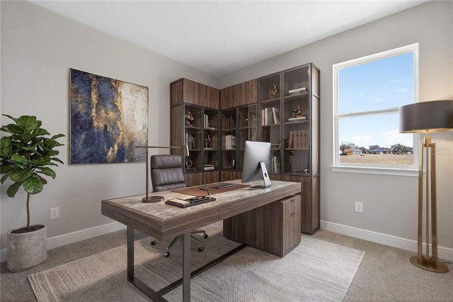 Furnished interior view inside a new home in Windwater, Parrish (Image 5).