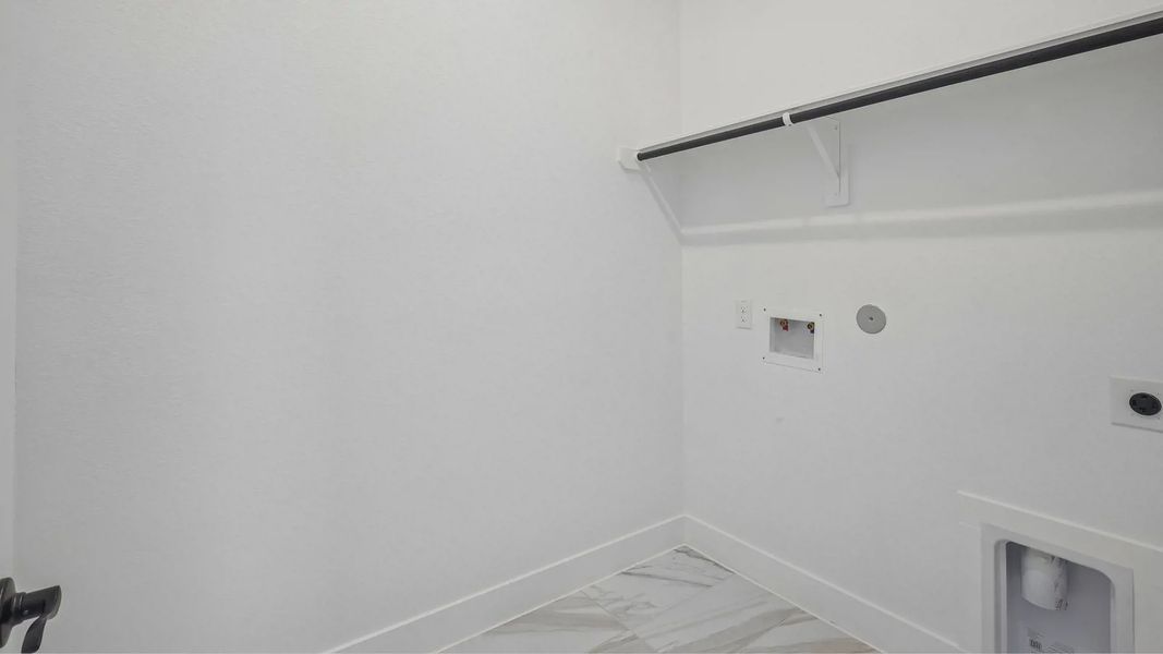 Representative unfurnished interior of a home built from the Oxford by Chesmar Homes in Parkside on the River, Georgetown (Image 22).