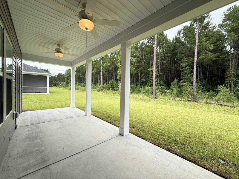 Exterior details and patio area of a home in Beach Gardens, Conway (Image 14). Exterior details and patio area of a home in Beach Gardens, Conway (Image 14).