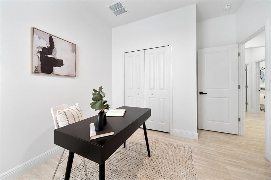 Furnished interior view inside a new home in , Orlando (Image 29).