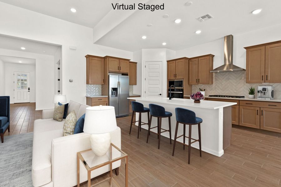 Furnished interior view inside a new home in Saguaro Reserve II, Marana (Image 7).