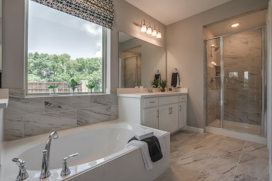 Furnished interior view inside a new home in Wildridge, Oak Point (Image 28).