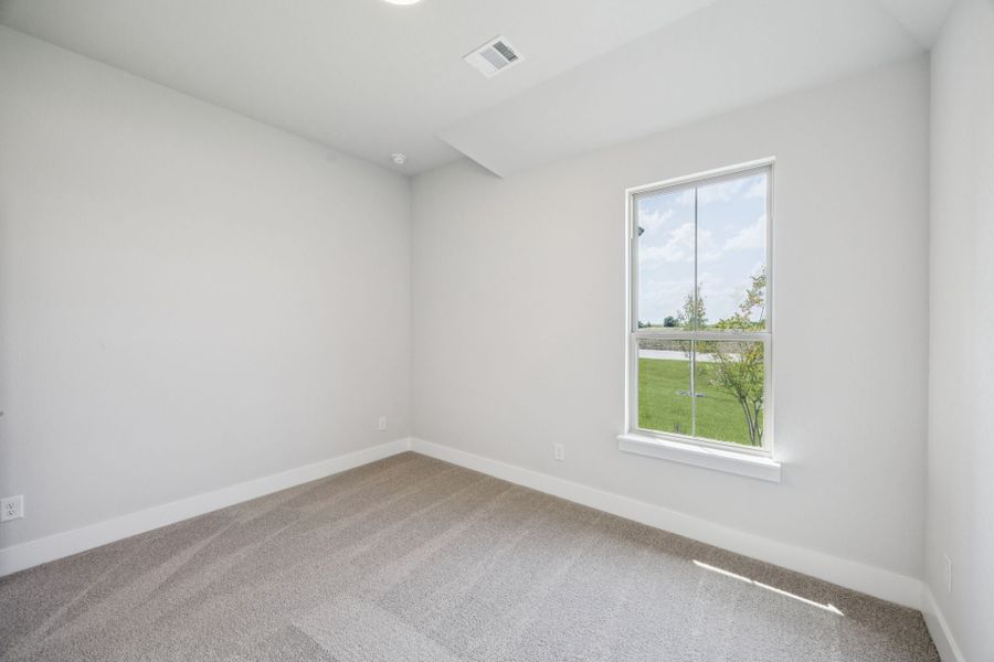 Representative unfurnished interior of a home built from the Verona by Centre Living Homes in Ellis Ranch Estates, Waxahachie (Image 32). Representative unfurnished interior of a home built from the Verona by Centre Living Homes in Ellis Ranch Estates, Waxahachie (Image 32).