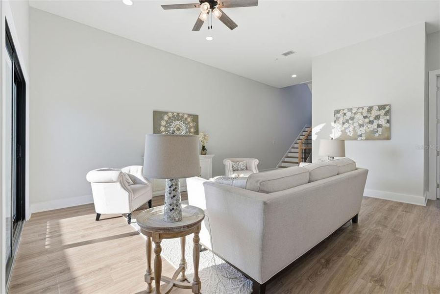 Furnished interior view inside a new home in , Treasure Island (Image 18). Furnished interior view inside a new home in , Treasure Island (Image 18).