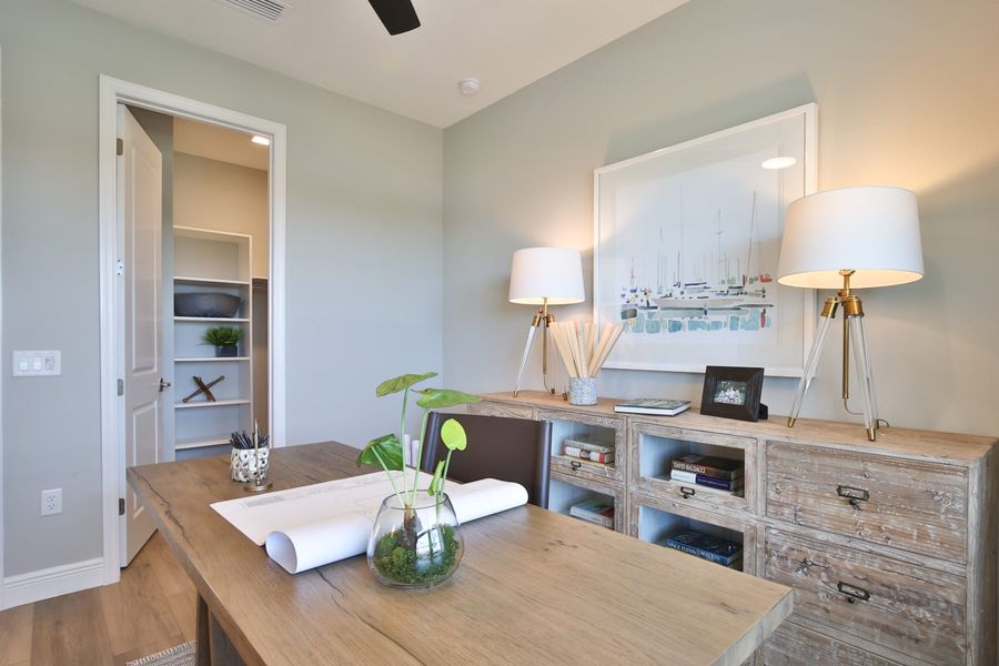 Representative furnished interior of a home built from the Artistry by Neal Communities in Palm Grove, Bradenton (Image 54).