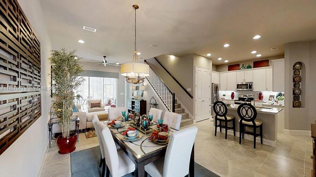 Furnished interior view inside a new home in Westlake Townhomes, Ormond Beach (Image 5).
