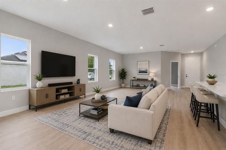 Furnished interior view inside a new home in , Ocala (Image 7).