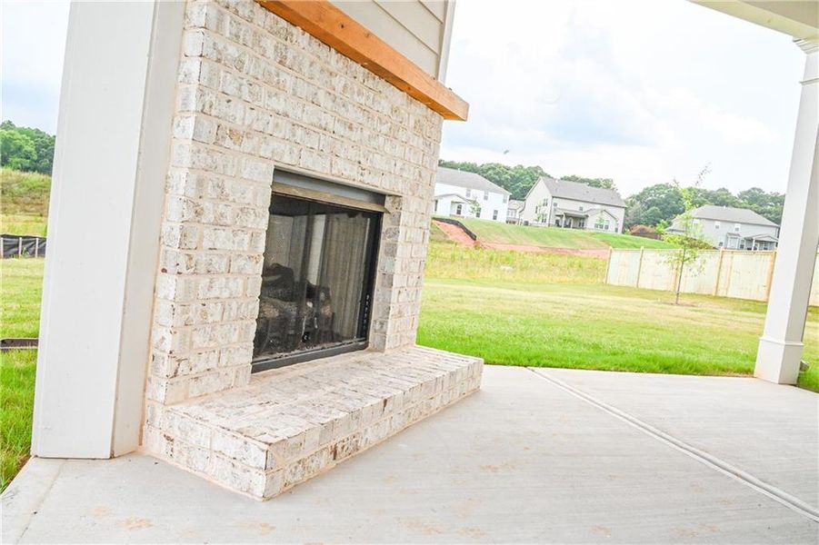 Exterior details and patio area of a home in , Stockbridge (Image 46).